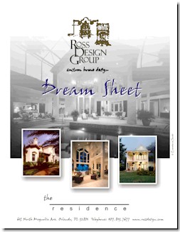 Residential Architect - Luxury Custom Home Design & Renovation - Dream Home Questionnaire